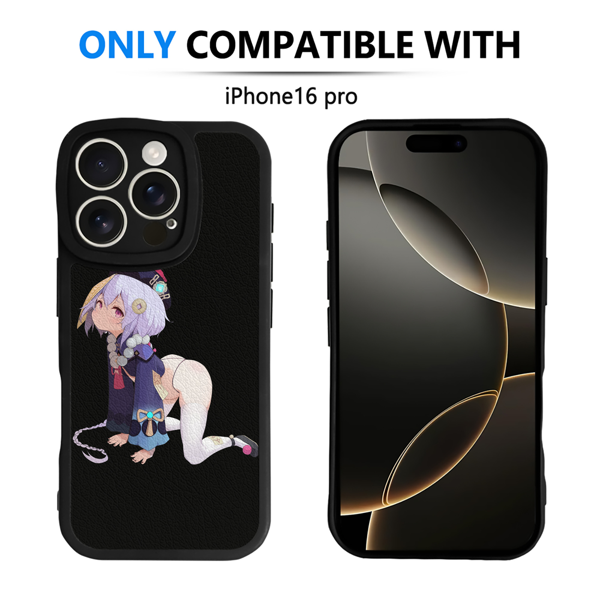 げんし神 七七 なな  genshin Nana 【iPhone 16シリーズ対応】シリコンスマホケース（レザー調） 材質：シリコン